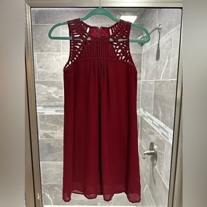 Burgundy Dress